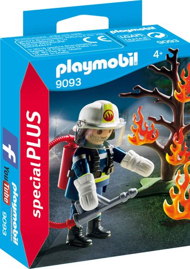 Playmobil gasilec z drevesom (9093)
