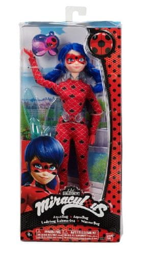 Miraculous Ladybug Pikapolona s plavutkami, 28 cm