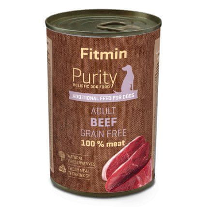 Fitmin Hrana za pse Dog Purity tin beef 400 g