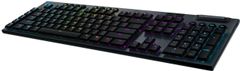 Logitech G915 LIGHTSPEED RGB breG915 LIGHTSPEED RGB brezžična mehanska gaming tipkovnica, GL Tactile (920-008910)