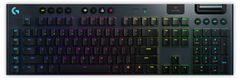 Logitech G915 LIGHTSPEED RGB brezžična mehanska gaming tipkovnica, GL linear