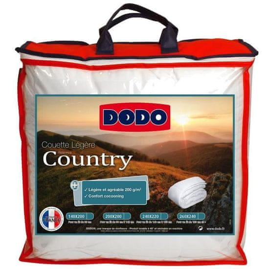 shumee Light DODO Country odeja - 240 x 260 cm - bela