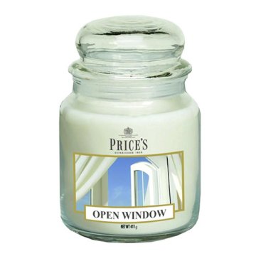 Price's Candles Sveča v steklenem kozarcu Sveče, Odprto okno, 411 g