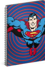 Presco Group Spiralna beležnica Superman - Krogi, linijirana, A5