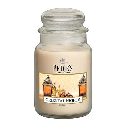 Price's Candles Sveča v steklenem kozarcu Sveče, Orientalske noči, 630 g