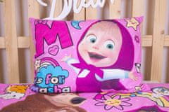 Jerry Fabrics Posteljnina Maša in medved Mavrica 140/200, 70/90