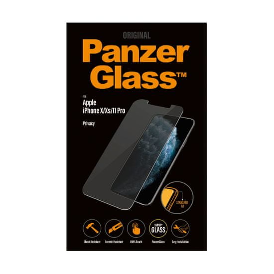 PanzerGlass Standard Privacy zaščitno steklo za iPhone X/Xs/11 Pro - Odprta embalaža