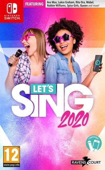 Ravenscourt Let's Sing 2020 igra + 2x mikrofon, Switch