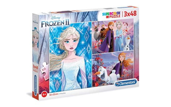 Clementoni Frozen 2 sestavljanka, 3 x 48 kosov (25240)