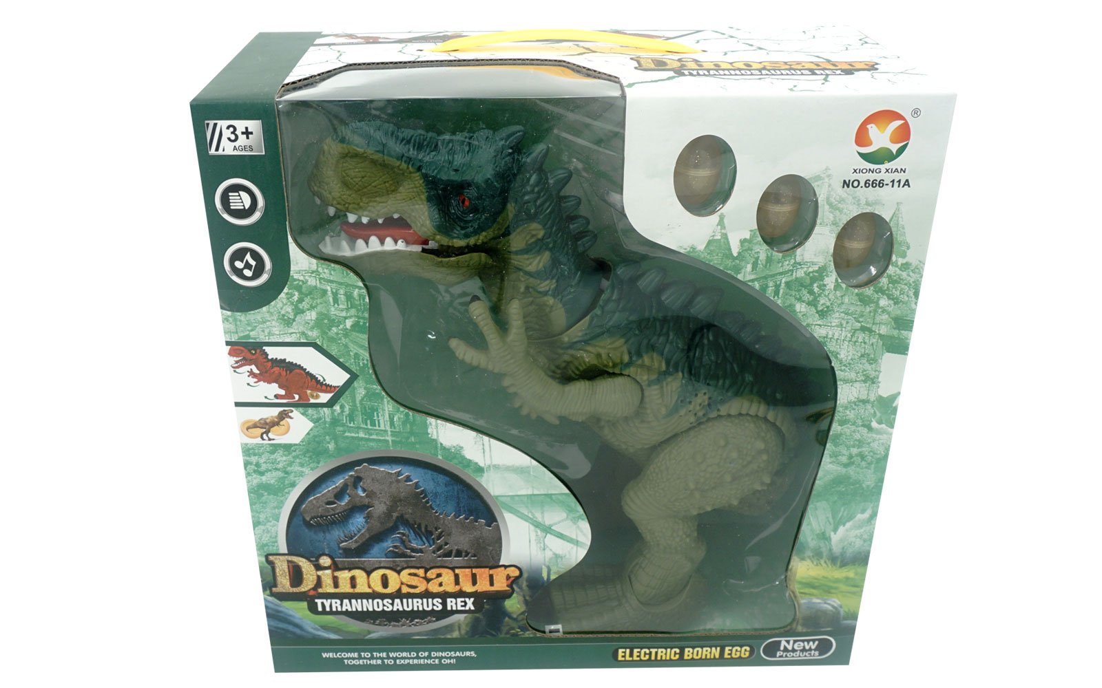 Unikatoy Dinozaver jajca, 50 cm, baterije (25355) mimovrste=)