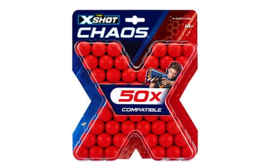 Zuru X-Shot Chaos municija, 50 kosov (00200)