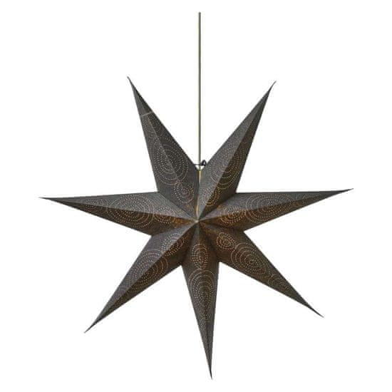 Emos Star dekorativna zvezda, papirnata, srebrna, 75 cm