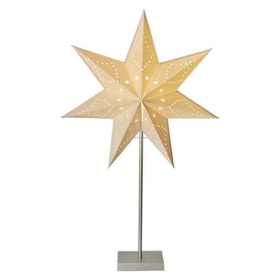 Emos Star zvezda s podstavkom, papirnata, 2 x AA, časovnik