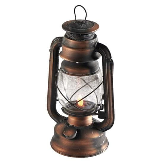 Emos Lantern dekorativna lanterna, petrolejka, vintage, 3xAA, časovnik