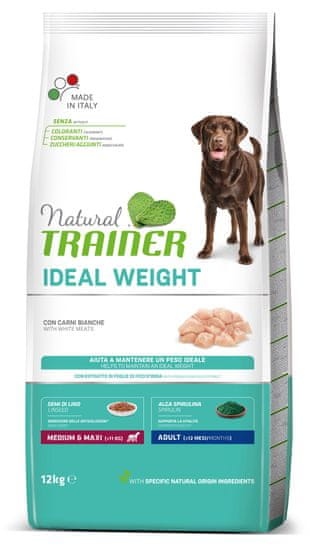 TRAINER Natural Weight Care Adult M/M briketi za pse, perutnina, 12 kg