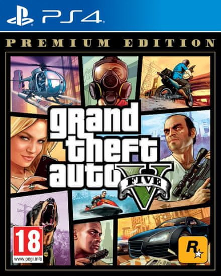 Take 2 Grand Theft Auto V Premium Edition igra, PS4