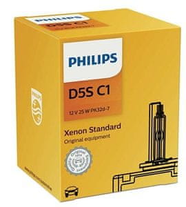 Philips Xenon Standard, D5S, 12 V, 25 W, PK32D-6 C1 (12410C1)
