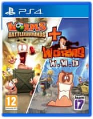 Soldout Sales & Marketing Worms Battlegrounds + Worms WMD Double Pack igra, PS4