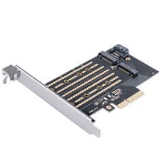 Orico PDM2 SSD adapter, M.2 NVMe/SATA v PCIe 3.0 x4