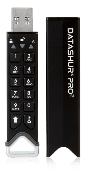 iStorage datAshur Pro2 varni USB ključ, 4 GB