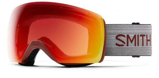 Smith Skyline XL smučarska očala, rdeča/siva