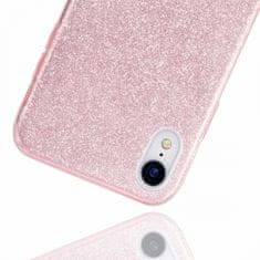 Bling ovitek za Apple iPhone 11 Pro Max, silikonski, roza z bleščicami