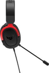 ASUS TUF Gaming H3 slušalke, rdeče