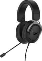 ASUS TUF Gaming H3 slušalke, črne