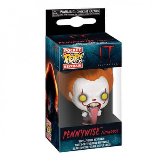Funko POP! It: Chapter Two obesek za ključe, Pennywise w/Dog Tongue