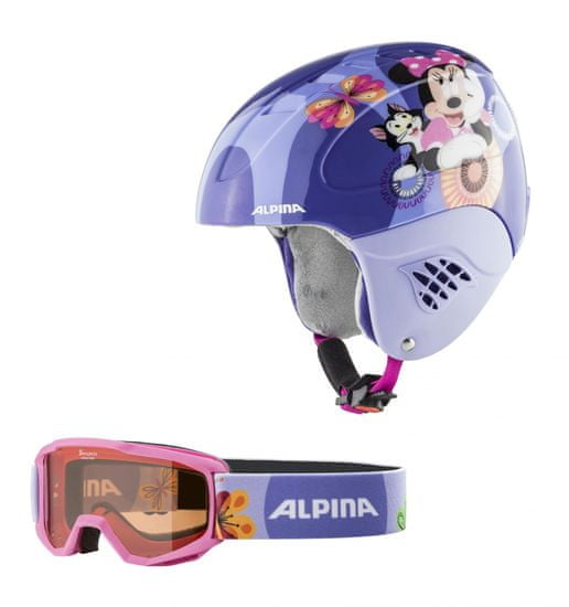 Alpina Sports Disney Minnie Mouse mučarska čelada in očala