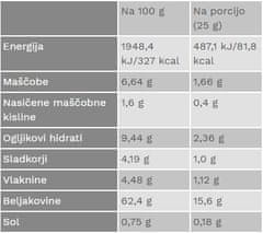 Nature's finest Bio Vegan Protein Shake mešanica, 63 % beljakovinska, čokoladna, 450 g