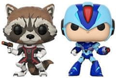 Funko POP! Marvel vs. Capcom komplet figur, Rocket + Mega Man X, dvojno pakiranje