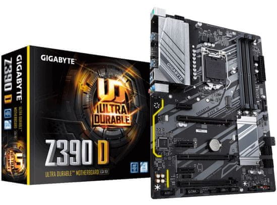 Gigabyte Z390 D, DDR4, USB 3.1 Gen 1, LGA1151, ATX osnovna plošča - Odprta embalaža