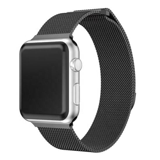 MAX nadomestni pašček za Apple Watch, 44 mm, MAS05, črn