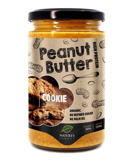 Nature's finest Bio Cookie Peanut Butter arašidovo maslo, piškot, 350 g