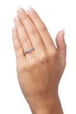 Brilio Ženski zlati prstan s kristali 229 001 00806 07 (Obseg 58 mm)