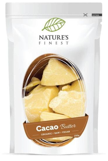 Nature's finest Bio presno kakavovo maslo, 250 g