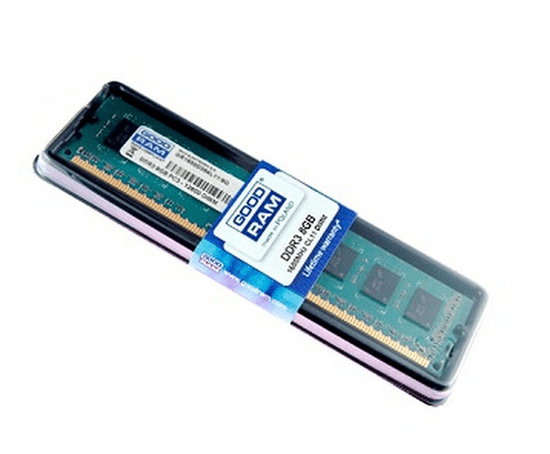 GoodRam RAM za namizni računalnik DDR3 8GB, PC3-12800 (1600MHz), CL11 (GR1600D364L11/8G)