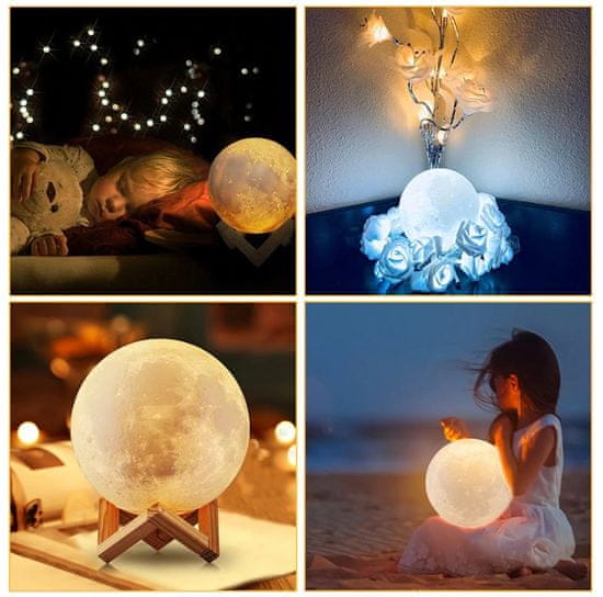 Well 3d moon led top