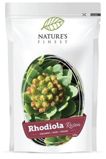 Nature's finest Bio Rhodiola Rosea rožni koren v prahu, 125 g