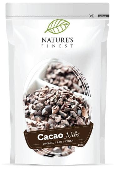 Nature's finest Bio Cacao Nibs zdrobljena kakavova zrna, 250 g