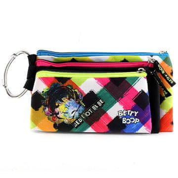 Target Šolska svinčnica trojna Betty Boop, 3 kosi, barvni, z motivom lutke