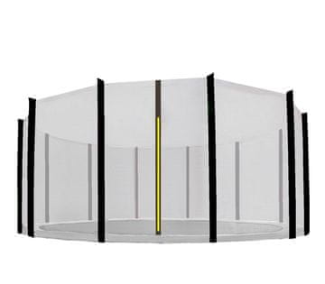 Aga Zaščitna mreža 430 cm za 12 palic Črna mreža / Črna