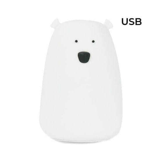 Rabbit&Friends mehka lučka Medvedek, USB