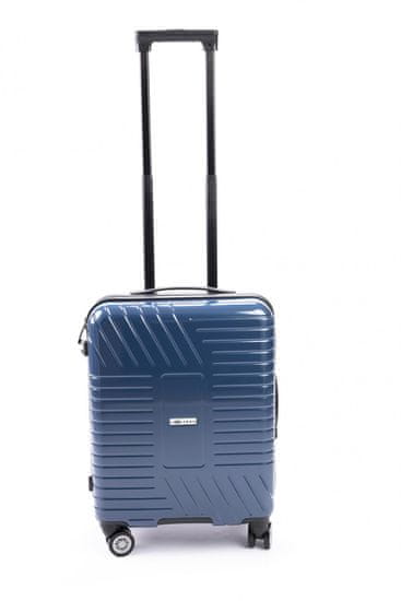 Leonardo kabinski kovček za potovanje, 38x21x55 cm, moder