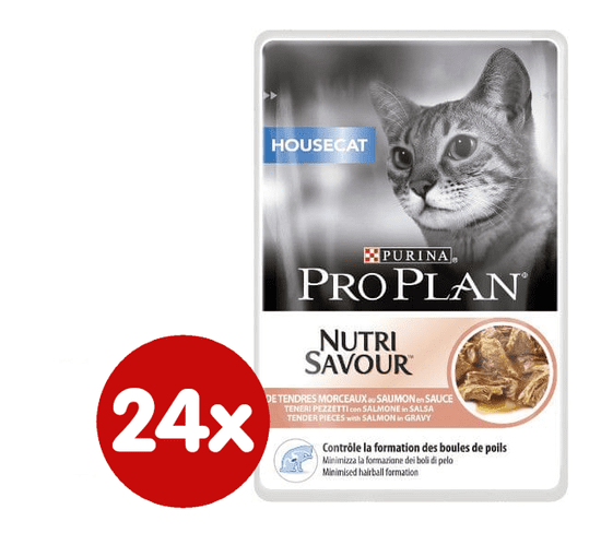 Purina Pro Plan mokra hrana za hišne mačke, losos, 24x85g