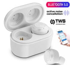 Platinet PM1085B brezžične slušalke s polnilno enoto, bele - Odprta embalaža