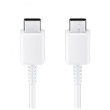 Samsung EP-DA705BWE podatkovni kabel USB-C - USB-C, bel, 1 m