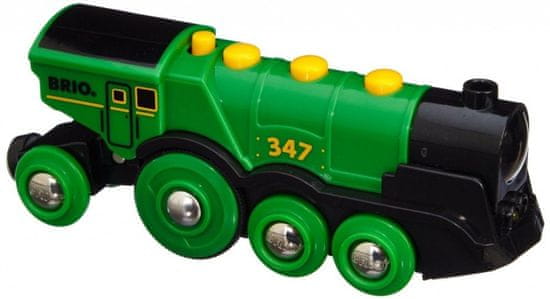 Brio mogočna zelena lokomotiva