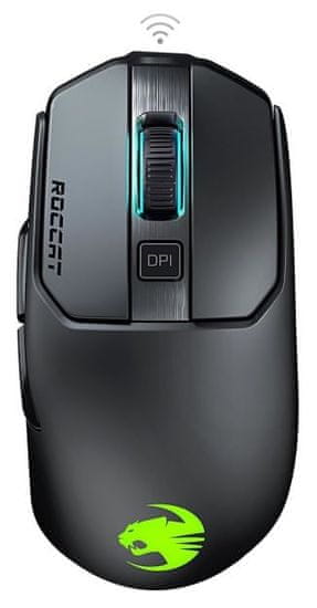 Roccat Kain 200 AIMO (ROC-11-615-BK) brezžična gaming miška, črna